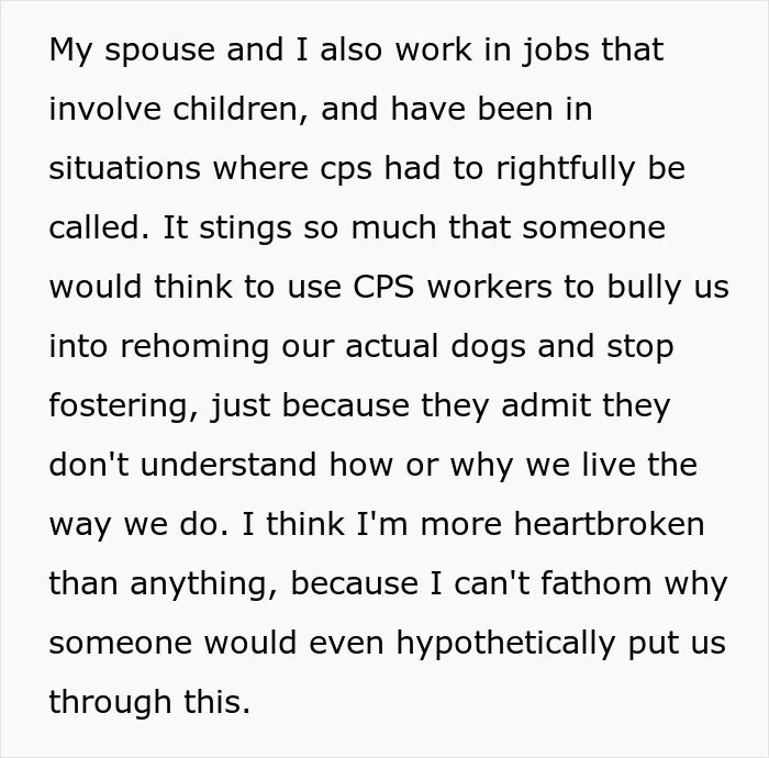 Person Loses Sleep Over Potential CPS Call As Spouse&#8217;s Parents Don’t Approve Of Dogs In The House