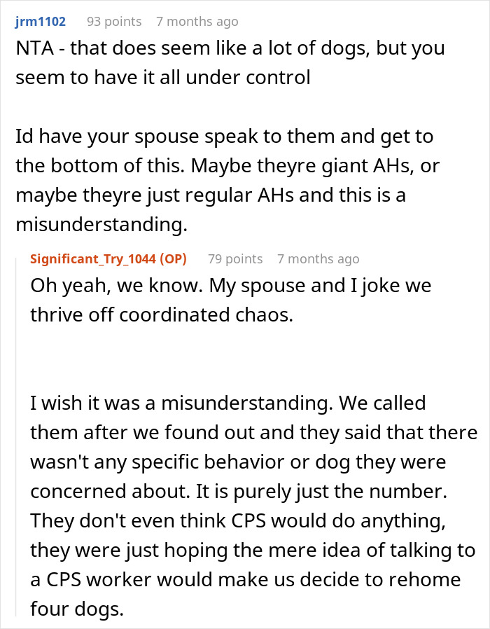 Person Loses Sleep Over Potential CPS Call As Spouse&#8217;s Parents Don’t Approve Of Dogs In The House