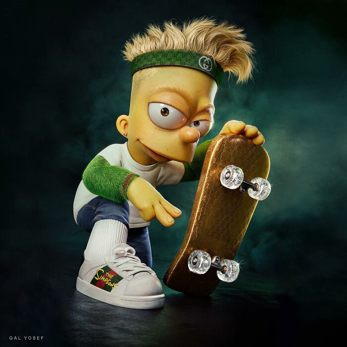3D Artist Gives Classic Cartoons A Luxurious, Slightly Dark Makeover