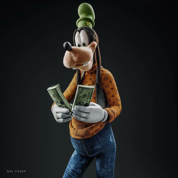 3D Artist Gives Classic Cartoons A Luxurious, Slightly Dark Makeover