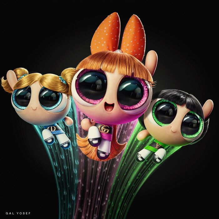 3D Artist Gives Classic Cartoons A Luxurious, Slightly Dark Makeover