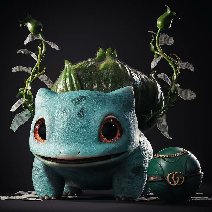 3D Artist Gives Classic Cartoons A Luxurious, Slightly Dark Makeover