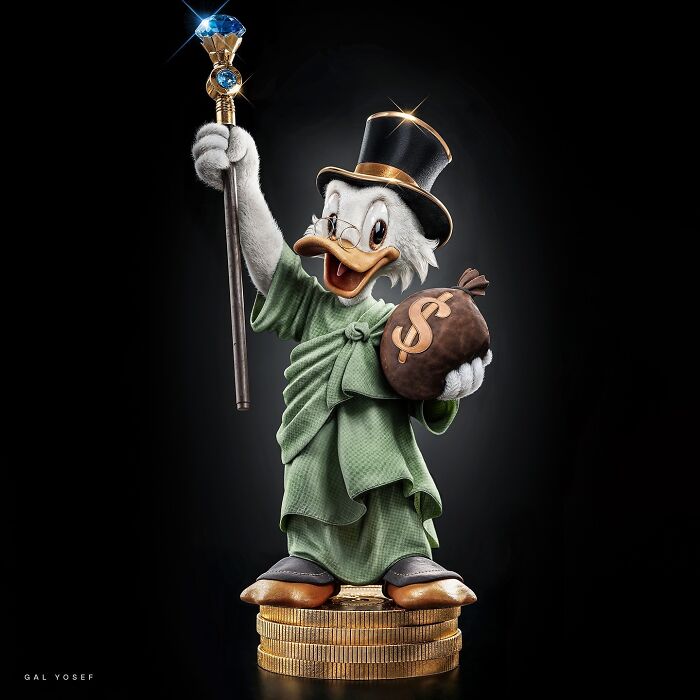3D Artist Gives Classic Cartoons A Luxurious, Slightly Dark Makeover