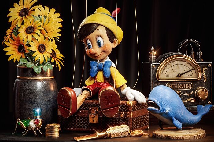 3D Artist Gives Classic Cartoons A Luxurious, Slightly Dark Makeover