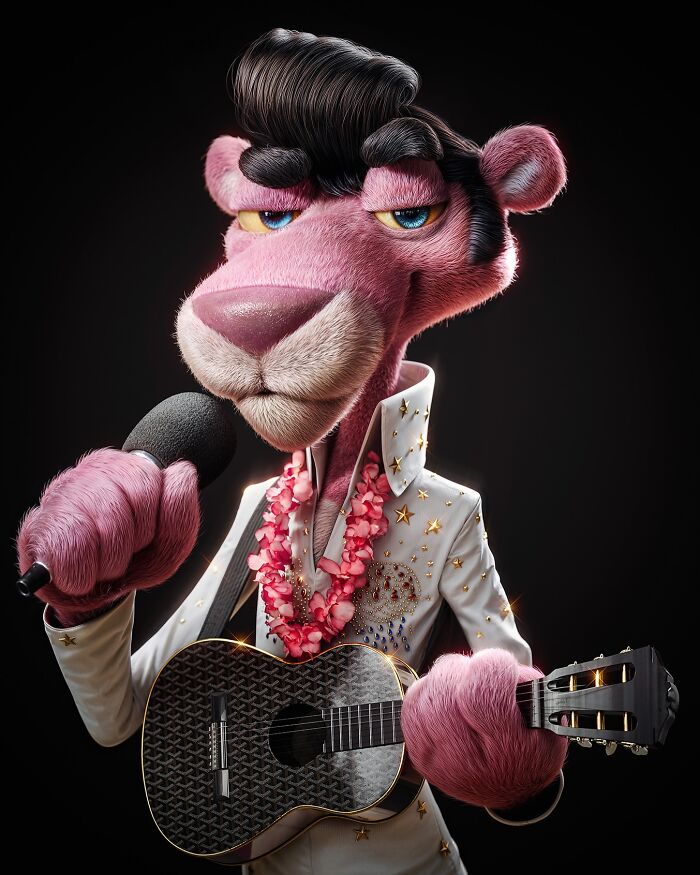 3D Artist Gives Classic Cartoons A Luxurious, Slightly Dark Makeover