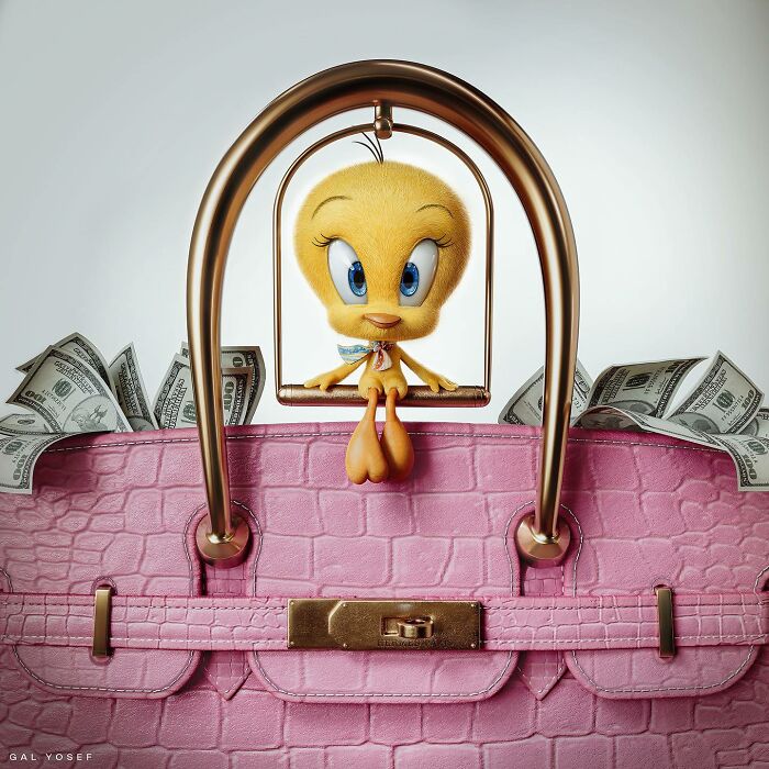3D Artist Gives Classic Cartoons A Luxurious, Slightly Dark Makeover