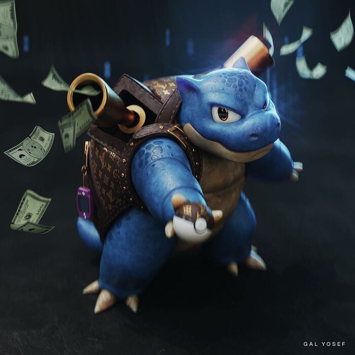 3D Artist Gives Classic Cartoons A Luxurious, Slightly Dark Makeover