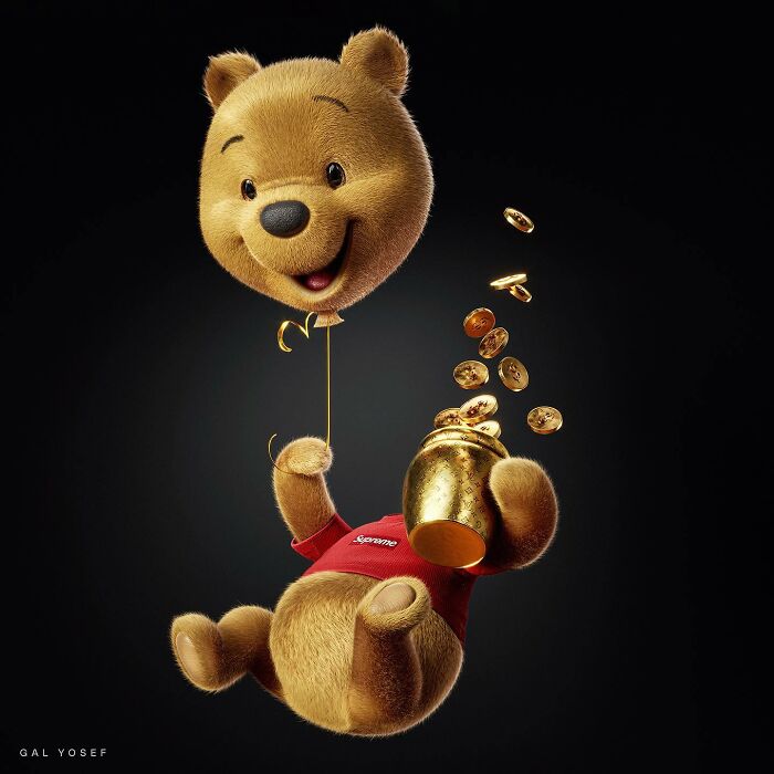 3D Artist Gives Classic Cartoons A Luxurious, Slightly Dark Makeover