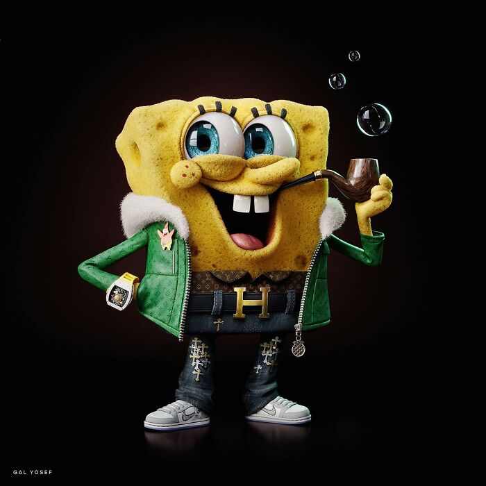 3D Artist Gives Classic Cartoons A Luxurious, Slightly Dark Makeover