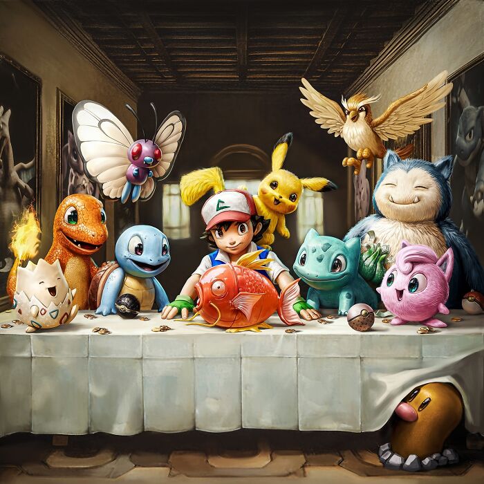 3D Artist Gives Classic Cartoons A Luxurious, Slightly Dark Makeover