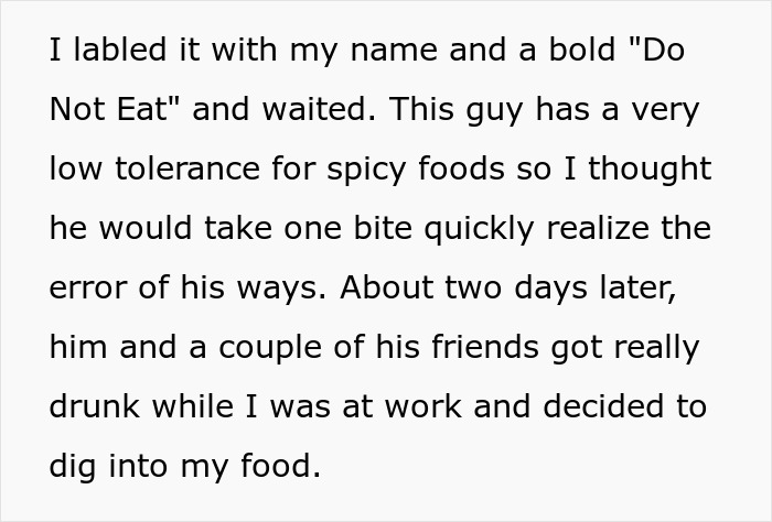 Roommate Kept Stealing Leftovers, So Guy Baked A Habanero Cake To Teach Him A Lesson