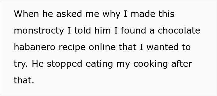 Roommate Kept Stealing Leftovers, So Guy Baked A Habanero Cake To Teach Him A Lesson
