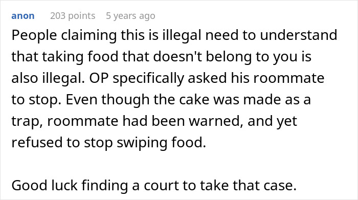 Roommate Kept Stealing Leftovers, So Guy Baked A Habanero Cake To Teach Him A Lesson