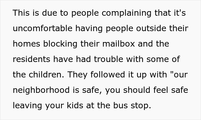 HOA Tries To Enforce Sudden Rule That Parents Shouldn&#8217;t Be With Kids At Bus Stop, Guy Hits Back