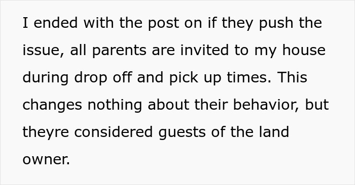 HOA Tries To Enforce Sudden Rule That Parents Shouldn&#8217;t Be With Kids At Bus Stop, Guy Hits Back