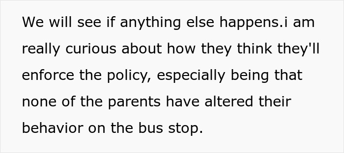 HOA Tries To Enforce Sudden Rule That Parents Shouldn&#8217;t Be With Kids At Bus Stop, Guy Hits Back