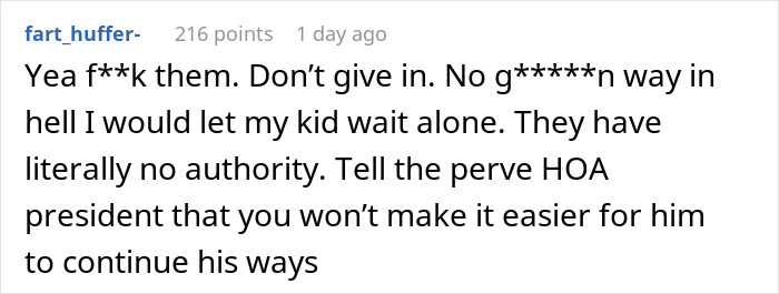 HOA Tries To Enforce Sudden Rule That Parents Shouldn&#8217;t Be With Kids At Bus Stop, Guy Hits Back