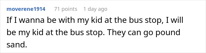 HOA Tries To Enforce Sudden Rule That Parents Shouldn&#8217;t Be With Kids At Bus Stop, Guy Hits Back