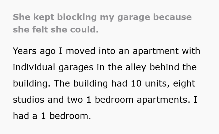 Lady Feels Entitled To Parking In Front Of Neighbor’s Garage, Gets Mad As He Gets Her Vehicle Towed
