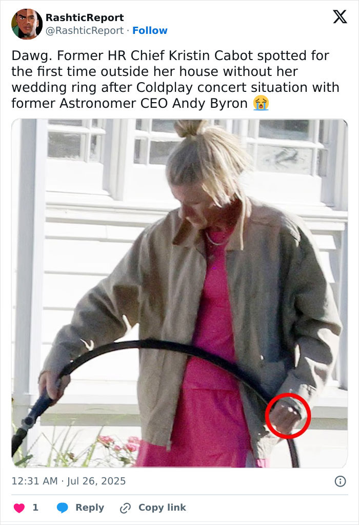 After Coldplay Kiss Cam Scandal, Ex-Astronomer HR Chief Kristin Cabot Divorces Husband