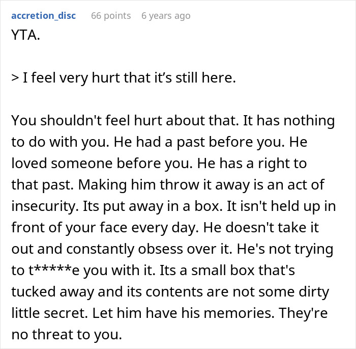 Lady Feels She Can Keep Late Ex-BF&#8217;s Memory Box But Hubs Can&#8217;t Keep One Of Ex-GF, Gets Reality Check