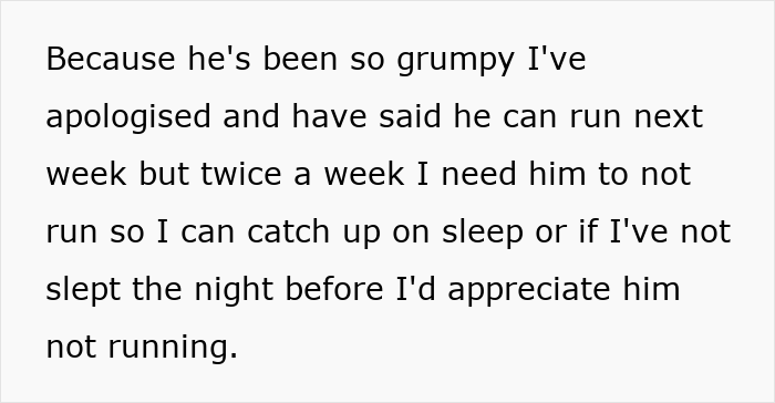 Wife Can&#8217;t Take Being The One Caring For Kid&#8217;s Sleep Apnea Anymore, Hubs&#8217; Mad He Can&#8217;t Run Everyday