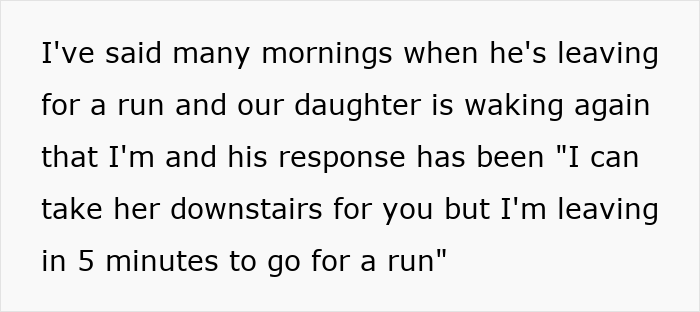 Wife Can&#8217;t Take Being The One Caring For Kid&#8217;s Sleep Apnea Anymore, Hubs&#8217; Mad He Can&#8217;t Run Everyday