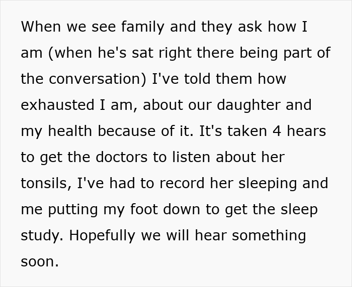 Wife Can&#8217;t Take Being The One Caring For Kid&#8217;s Sleep Apnea Anymore, Hubs&#8217; Mad He Can&#8217;t Run Everyday