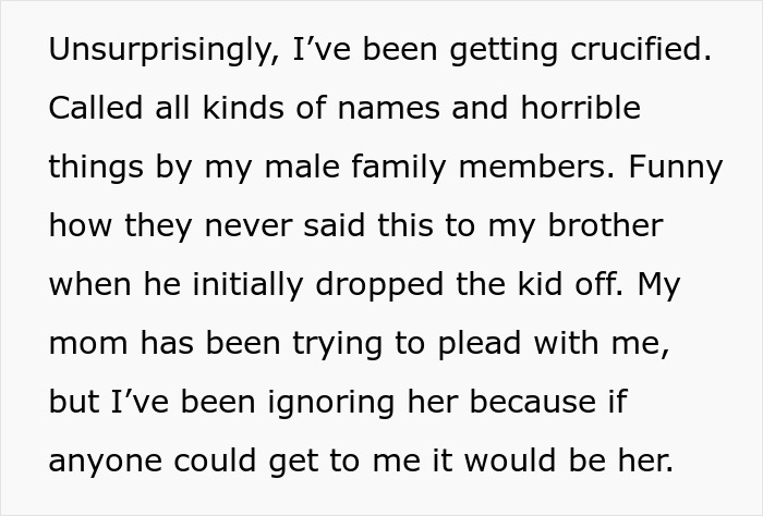 Family Turns On Woman After She Refuses To Be A “Single Mom” To Brother’s Abandoned Child
