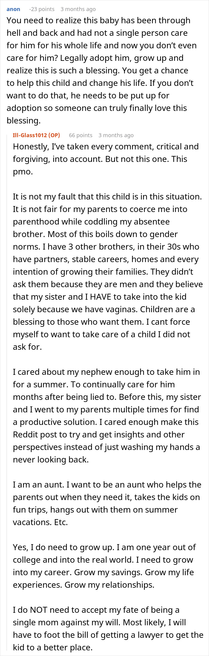 Family Turns On Woman After She Refuses To Be A “Single Mom” To Brother’s Abandoned Child