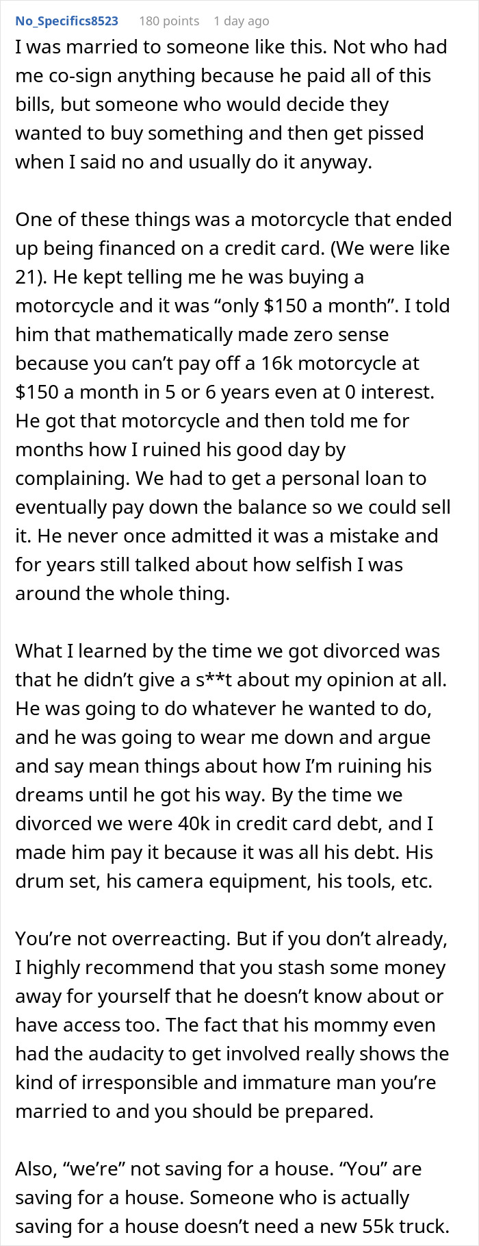 Hubby Blows Up At Wife For Refusing To Co-Sign On His $55K Truck Loan Despite Not Repaying Her $8K