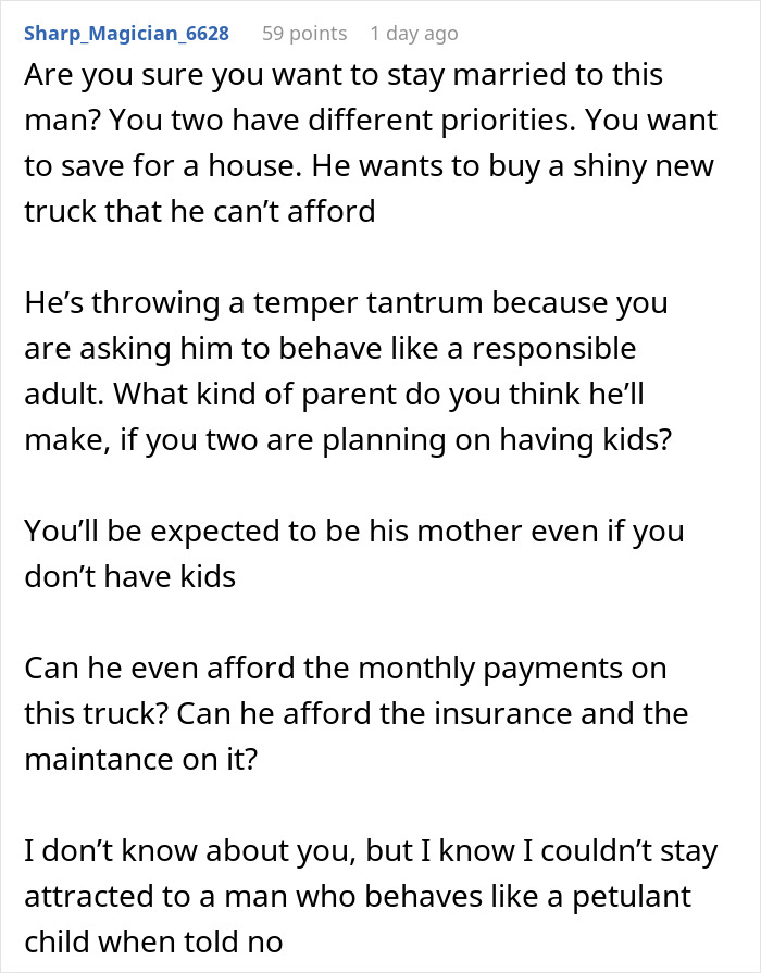 Hubby Blows Up At Wife For Refusing To Co-Sign On His $55K Truck Loan Despite Not Repaying Her $8K