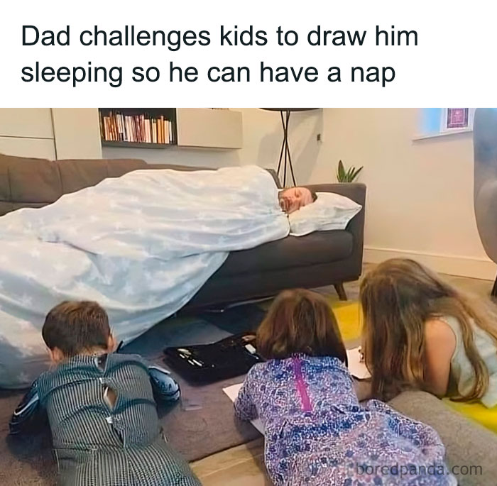 98 Wholesome Photos Showing Dads Doing Their Best Parenting Moments (New Pics)