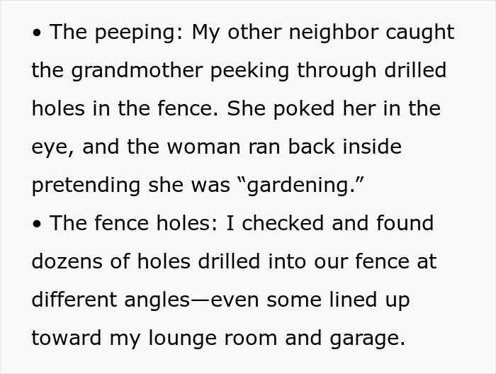 “Curious”: Neighbor Admits Her Mom Drilled Holes In Fence To Spy, Then Denies Taunting Dogs