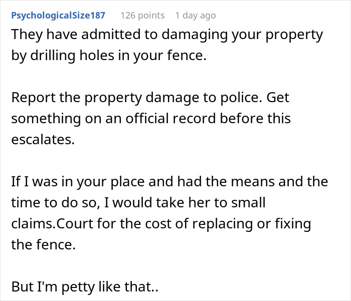 “Curious”: Neighbor Admits Her Mom Drilled Holes In Fence To Spy, Then Denies Taunting Dogs