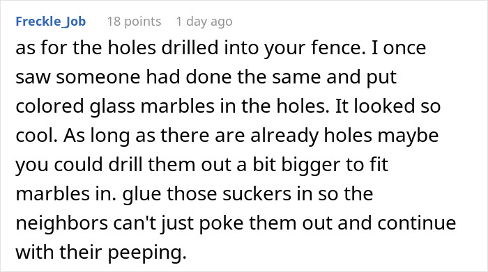 “Curious”: Neighbor Admits Her Mom Drilled Holes In Fence To Spy, Then Denies Taunting Dogs