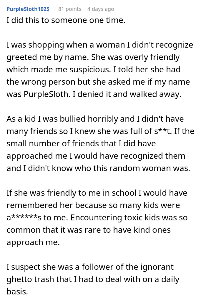 “I Have No Idea Who You Are”: Man Crushes Former Bully’s Ego At Class Reunion 25 Years Later