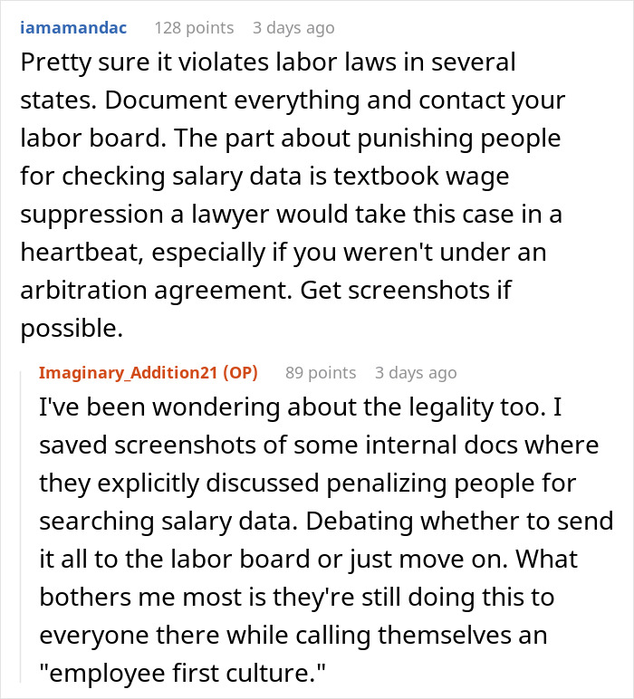Person Finds Out Company Secretly Profiled Employees &#8211; &#8220;Corporate Loyalty Is Rarely Two Way Street&#8221;
