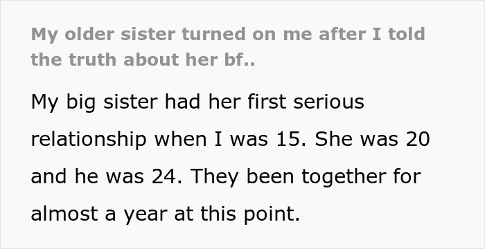 Teen Exposes Sister’s 24YO BF For Misconduct, Sister Calls Her Jealous, Teen Delivers Proof
