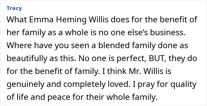 Bruce Willis&#8217; Wife Defends Decision To Move Him Out Of Family House Amid Dementia Battle