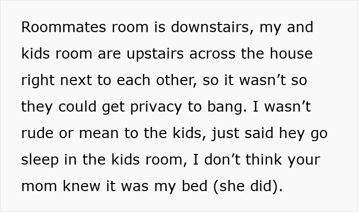 Woman Livid By Roommie&#8217;s Audacity to Let His GF&#8217;s 5YO Sleep In Her Bed, Confronts Him, Drama Ensues