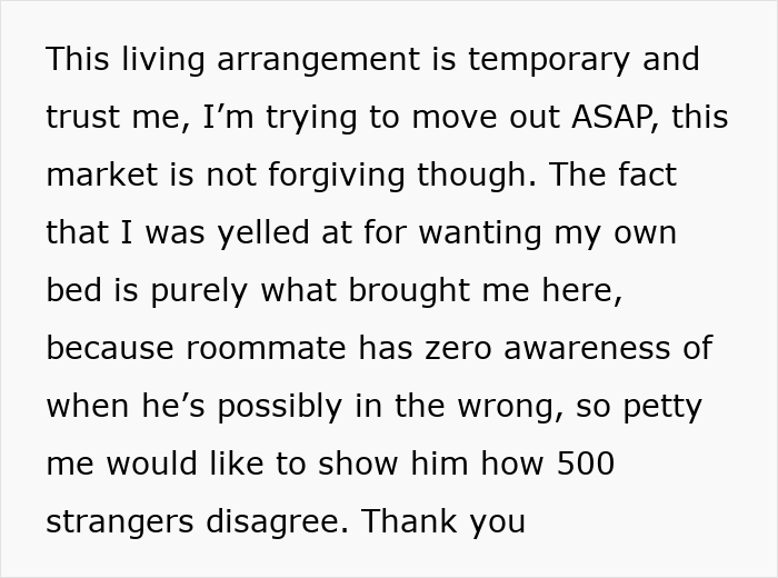 Woman Livid By Roommie&#8217;s Audacity to Let His GF&#8217;s 5YO Sleep In Her Bed, Confronts Him, Drama Ensues