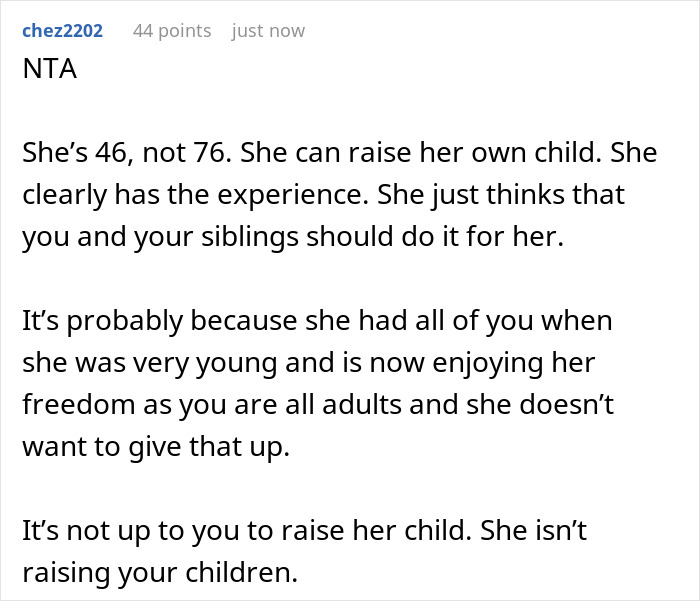 46YO Mom Of 4 Pregnant From Fling, Gets Hit With Reality Check That Kids Won’t Be 24/7 Babysitters