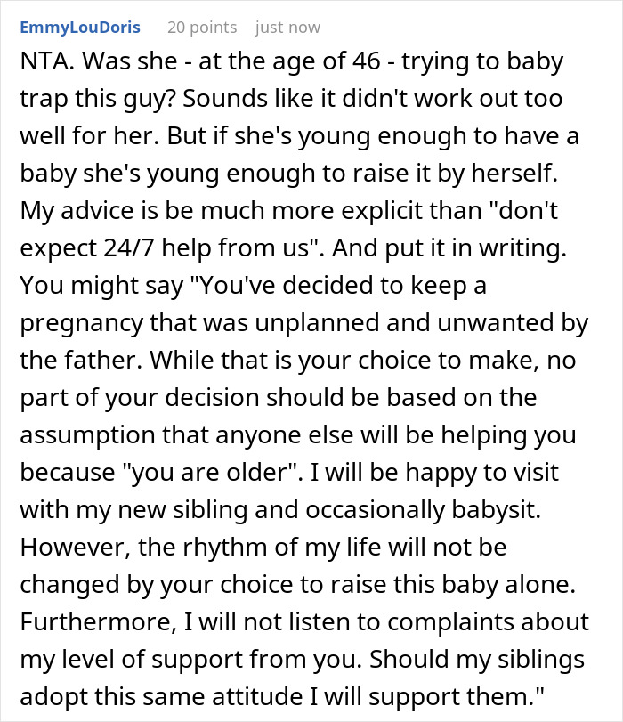 46YO Mom Of 4 Pregnant From Fling, Gets Hit With Reality Check That Kids Won’t Be 24/7 Babysitters