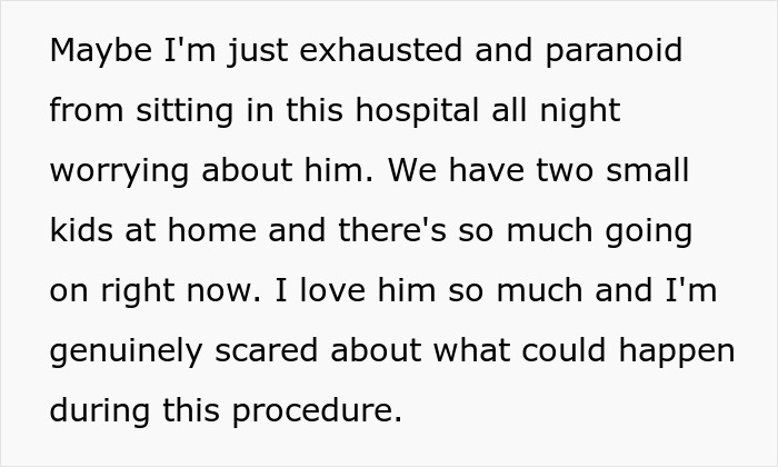 “He Deleted Everything”: Woman Questions Husband’s Motives On The Day Of His Surgery