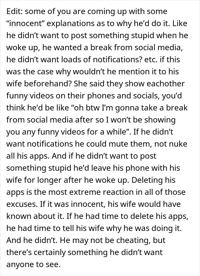 “He Deleted Everything”: Woman Questions Husband’s Motives On The Day Of His Surgery