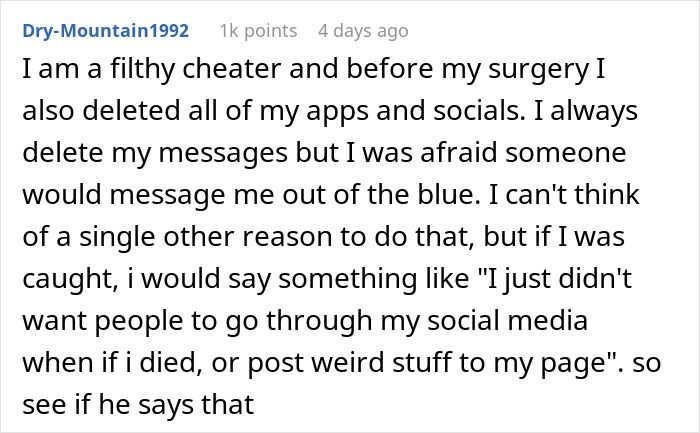 “He Deleted Everything”: Woman Questions Husband’s Motives On The Day Of His Surgery