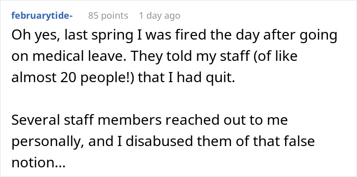 “Weren’t Expecting It”: Employee Shares What Made Them Quit Their Job After A Sick Leave