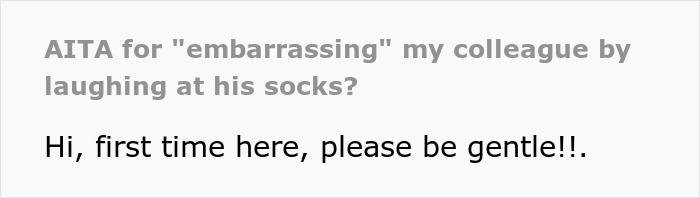Woman Mocks Colleague’s Penguin Socks, Red-Faced When He Says Late Wife Knitted Them For Him