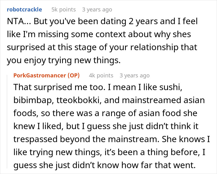 Asian GF Gets Weird After White BF Orders The Most Chinese Dish On The Menu, He’s Baffled